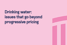 Drinking water:  issues that go beyond  progressive pricing