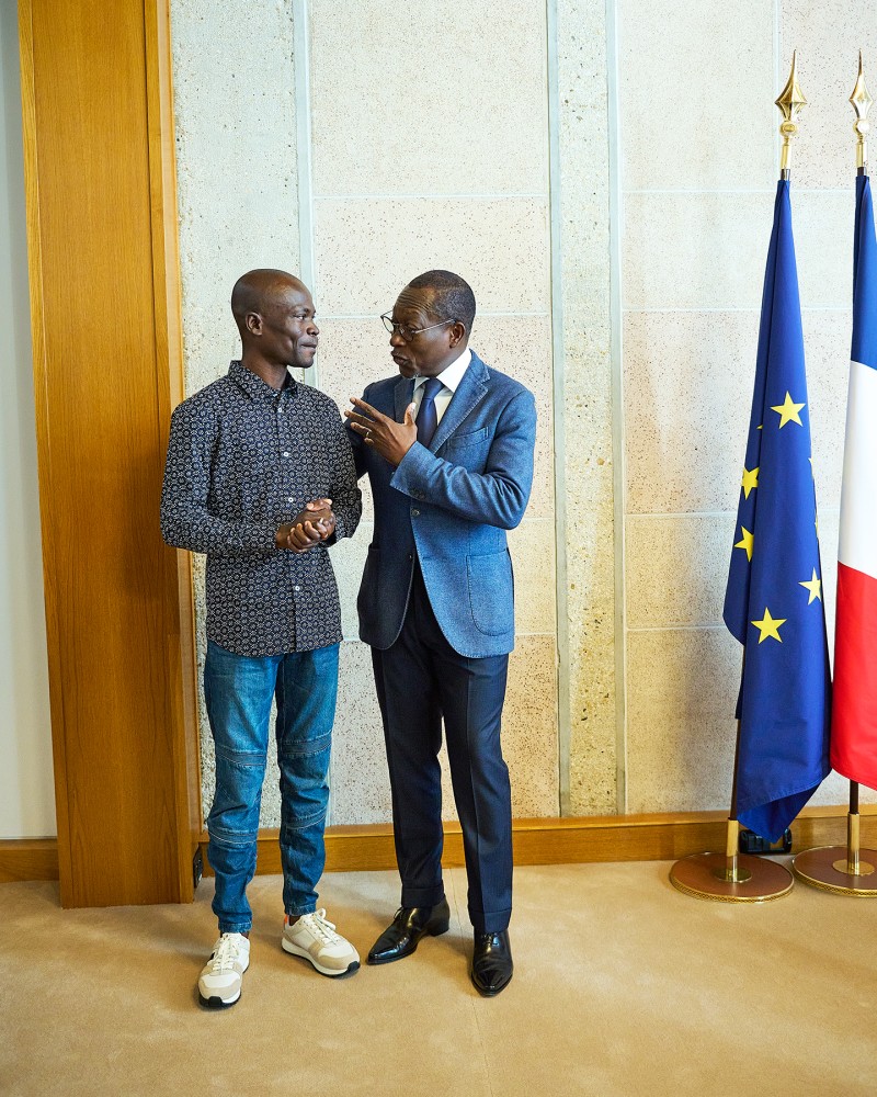 Thierry Oussou et Patrice Talon 