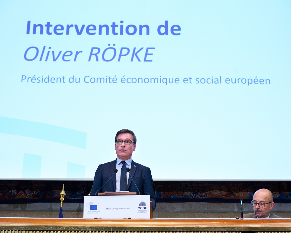 Intervention d'Oliver Röpke au CESE