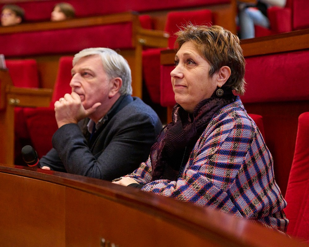 Jean-Karl Deschamps et Bernadette Groison