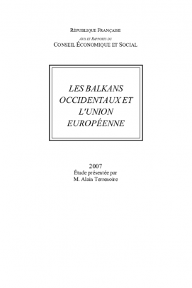 Les balkans occidentaux et l'Union européenne