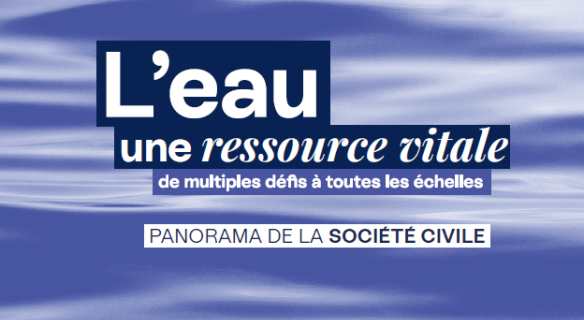 Visuel du panorama de la société civile sur l'eau