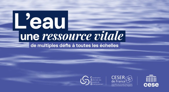 Visuel de l'évènement "L'eau : une ressource vitale, de multiples défis à toutes les échelles" du 9 décembre 2024