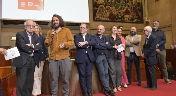 Abel Quentin et les membres du Jury