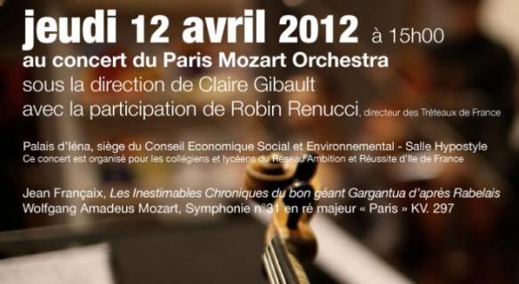 Concert du Paris Mozart Orchestra - 12 avril 2012