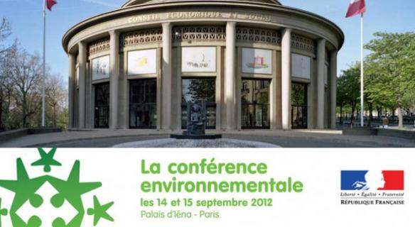 Conférence environnementale au Palais d'Iéna 