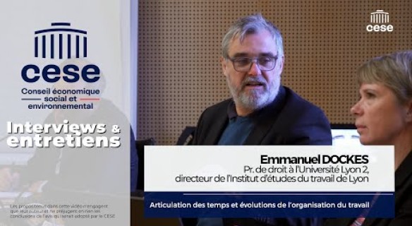 Emmanuel DOCKES (Prof. de droit) - Articulation des temps & organisation du travail