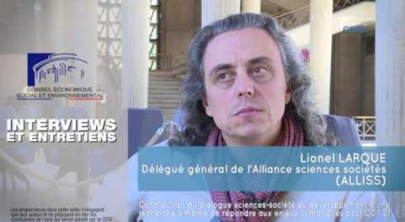 Questions à  Lionel LARQUE (ALLISS) - Dialogues sciences-société