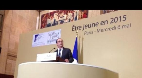 François Hollande a rencontré la jeunesse sur le thème "Etre jeune en 2015"