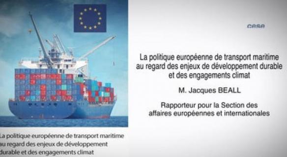 Le CESE a rendu son avis sur la politique européenne de transport maritime 