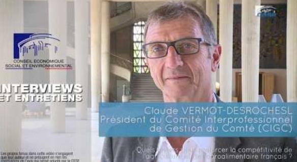 Questions à Claude VERMOT-DESROCHES (gestion du Comté) - compétitivité agriculture