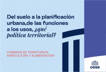Del suelo a la planificación urbana, de las funciones a los usos, ¿qué política territorial?