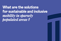 What are the solutions for  sustainable and inclusive mobility  in sparsely populated areas ?